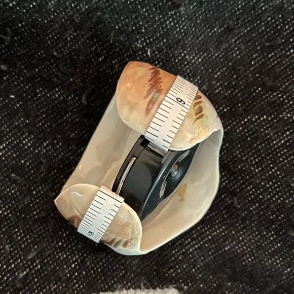 KM (Karen & Mark Kelleher- Maui, Hawaii) Cat Cuff (Hand Painted) Bracelet - Picture 7 of 8